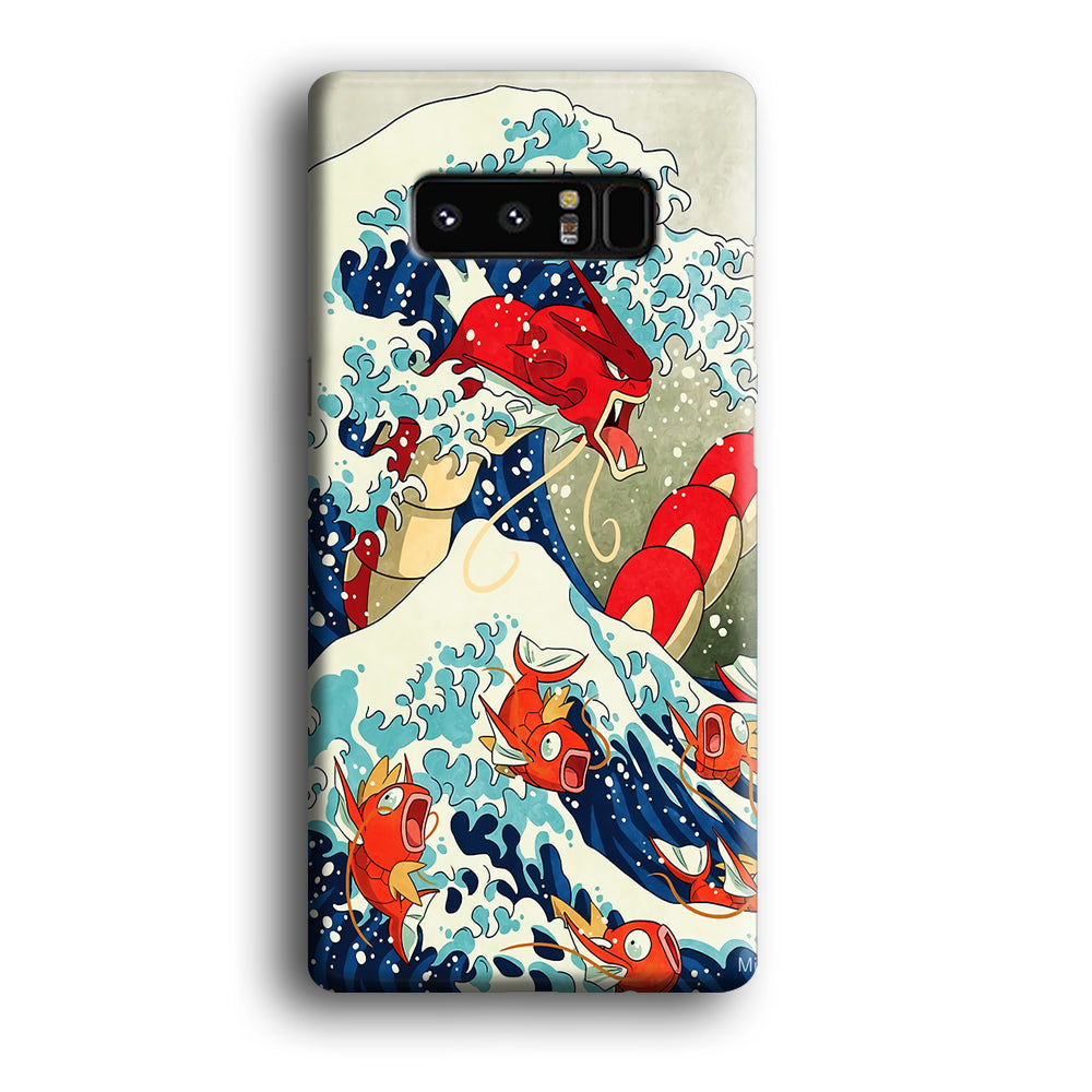 The Great Wave Gyarados Samsung Galaxy Note 8 Case