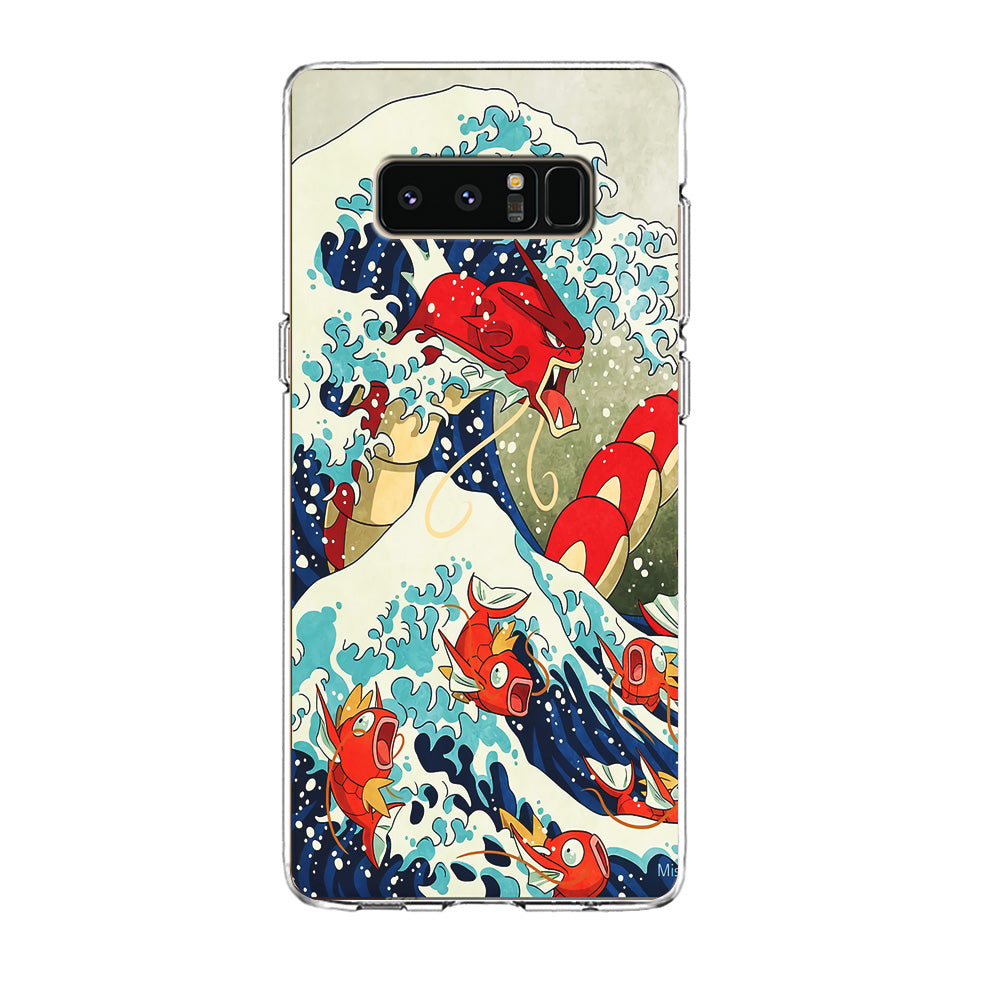 The Great Wave Gyarados Samsung Galaxy Note 8 Case