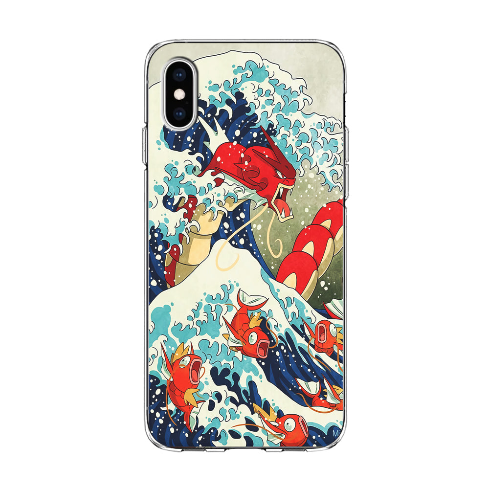 The Great Wave Gyarados iPhone Xs Max Case