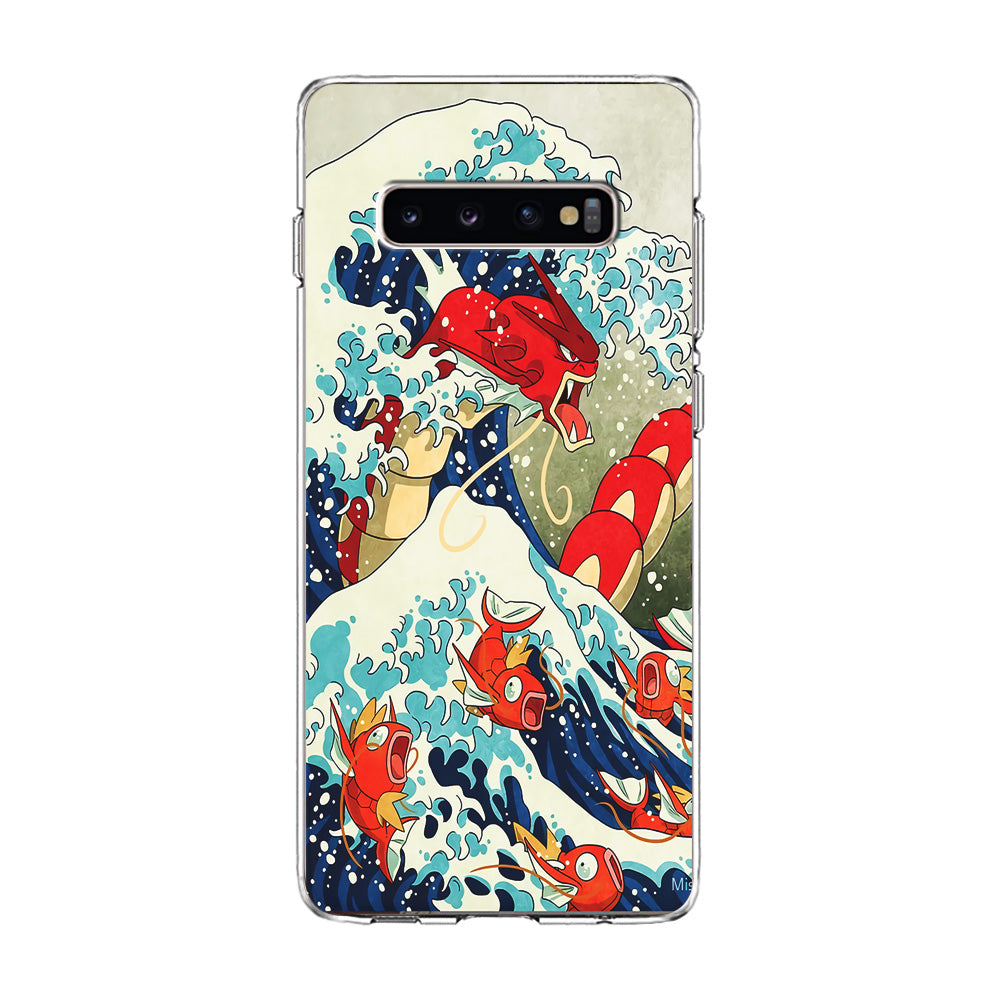 The Great Wave Gyarados Samsung Galaxy S10 Case