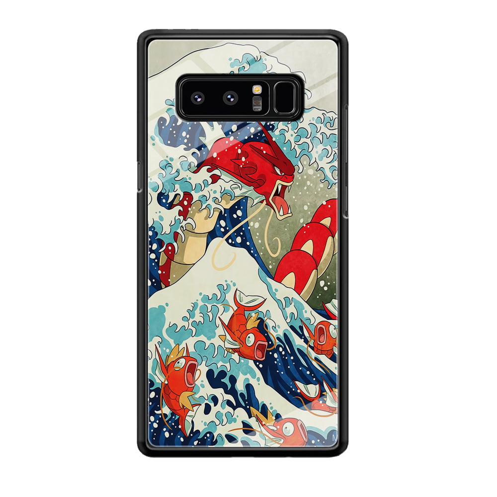 The Great Wave Gyarados Samsung Galaxy Note 8 Case