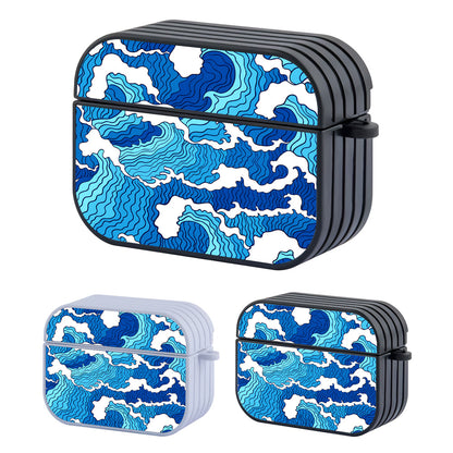 The Great Wave off Kanagawa Hard Plastic Case Cover For Apple Airpods Pro