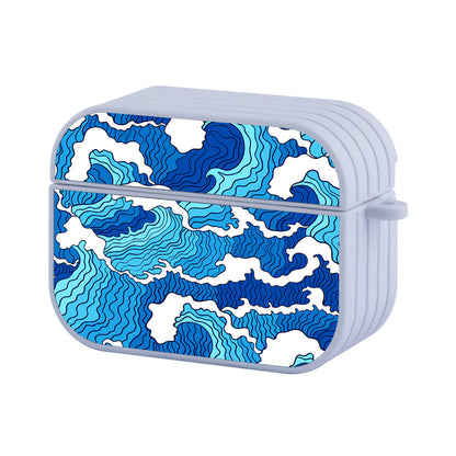 The Great Wave off Kanagawa Hard Plastic Case Cover For Apple Airpods Pro