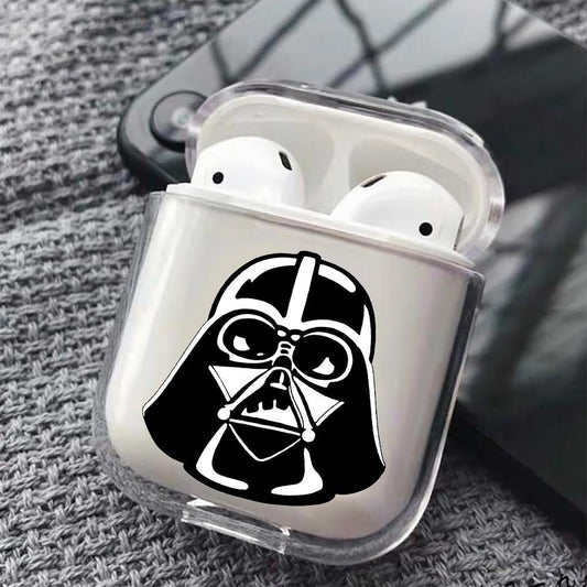 The Head of Darth Vader Hard Plastic Protective Clear Case Cover For Apple Airpods-AirPod Case-Altracase