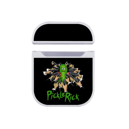 The Incredible Pickle Rick Apple AirPods Case-AirPod Case-White-Altracase