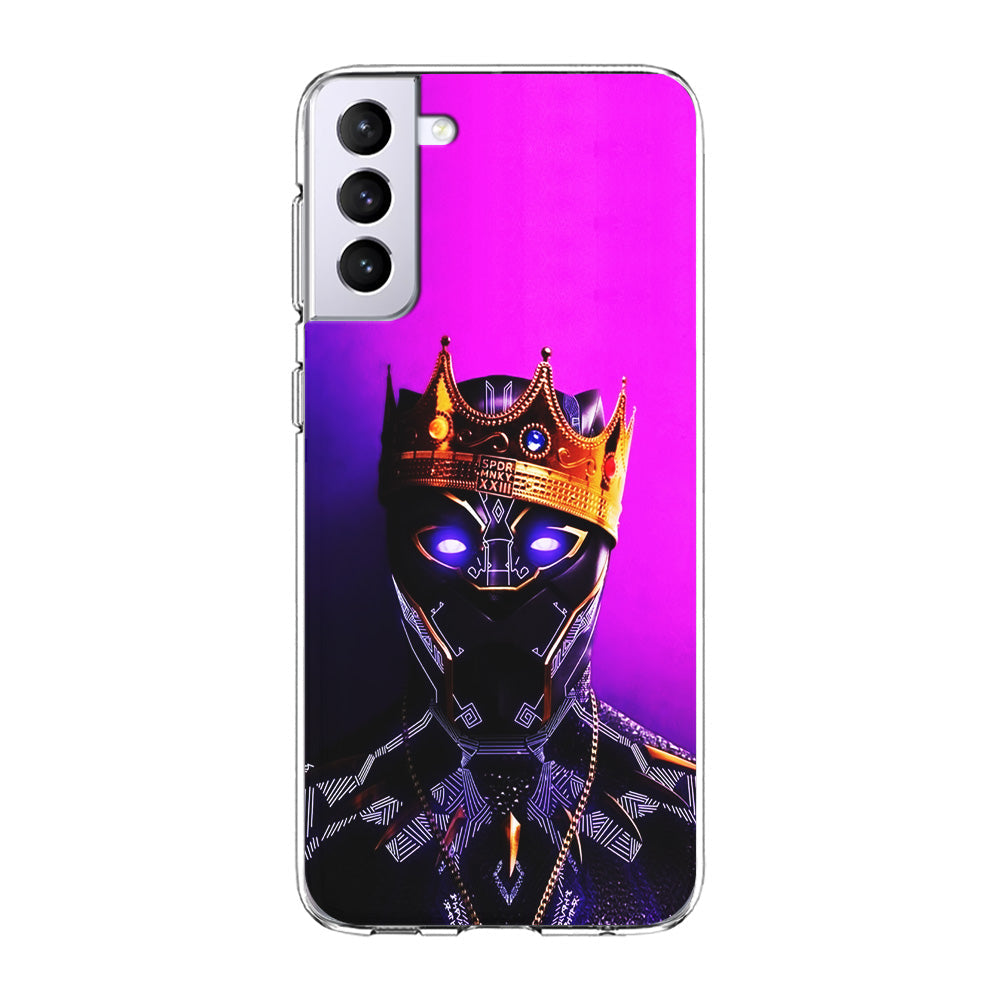 The King Black Panther Samsung Galaxy S24 Plus Case-Phone Case-Clear Soft Case-Altracase
