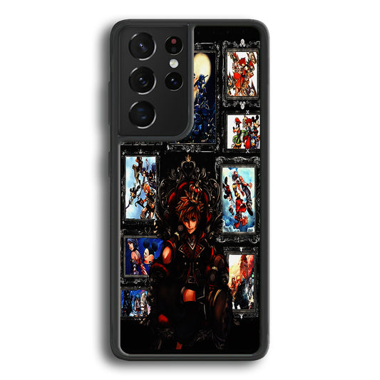 The Legendary Kingdom Hearts Samsung Galaxy S21 Ultra Case-Phone Case-Rubber Black (2D Case)-Altracase