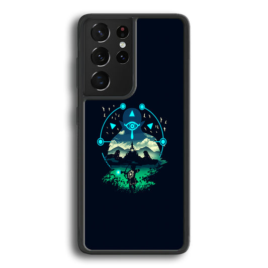 The Legend of Zelda Art Samsung Galaxy S21 Ultra Case-Phone Case-Rubber Black (2D Case)-Altracase