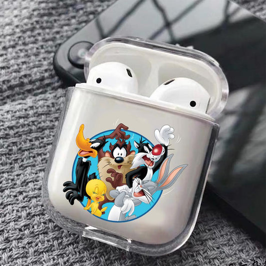 The Looney Tunes Family Hard Plastic Protective Clear Case Cover For Apple Airpods-AirPod Case-Altracase