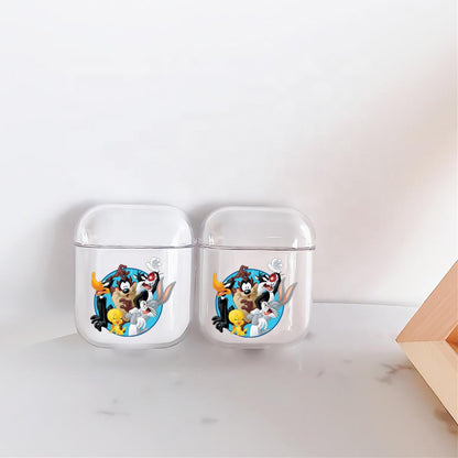 The Looney Tunes Family Hard Plastic Protective Clear Case Cover For Apple Airpods-AirPod Case-Altracase