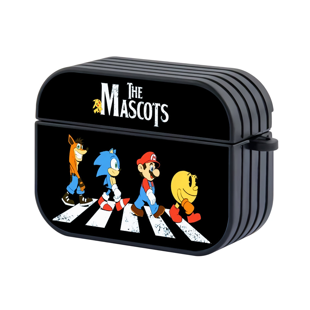 The Mascots 90s Video Games Hard Plastic Case Cover For Apple Airpods Pro