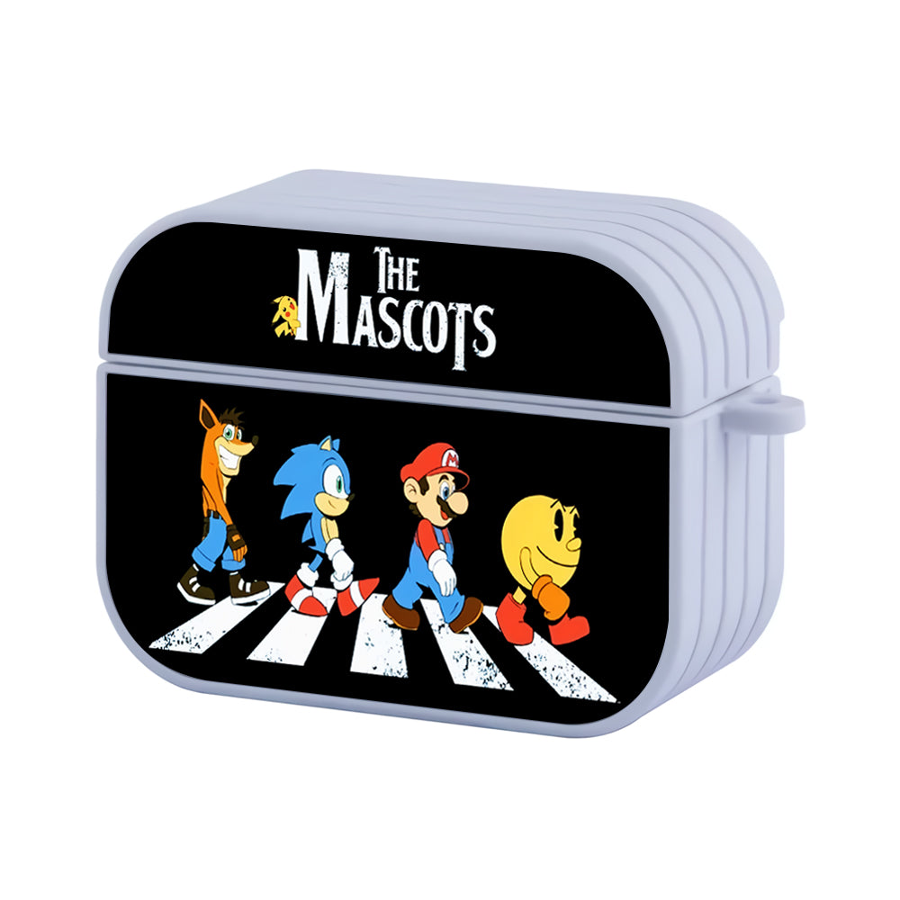 The Mascots 90s Video Games Hard Plastic Case Cover For Apple Airpods Pro