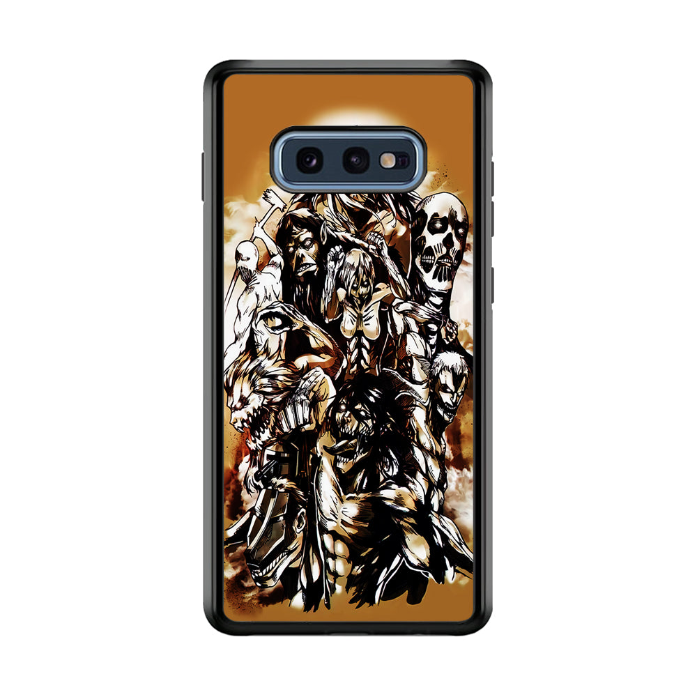 The Nine Titan Shingeki No Kyojin Samsung Galaxy S10E Case