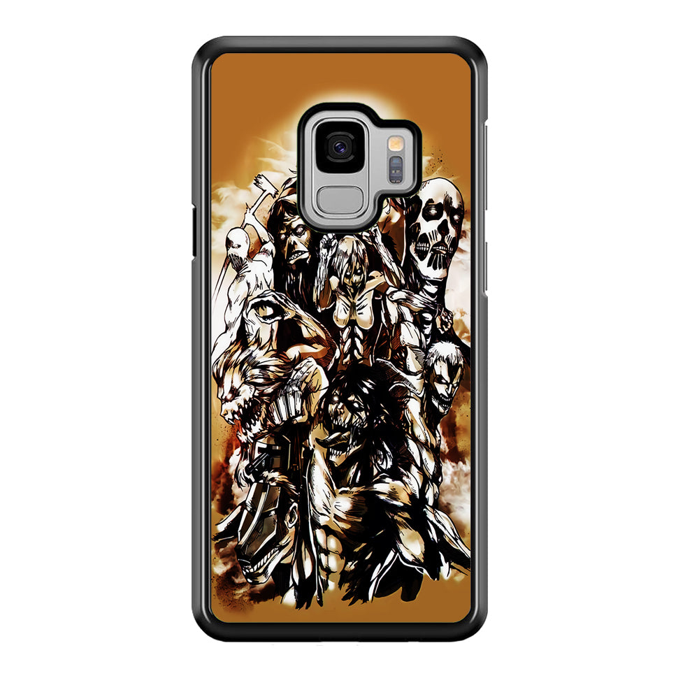 The Nine Titan Shingeki No Kyojin Samsung Galaxy S9 Case