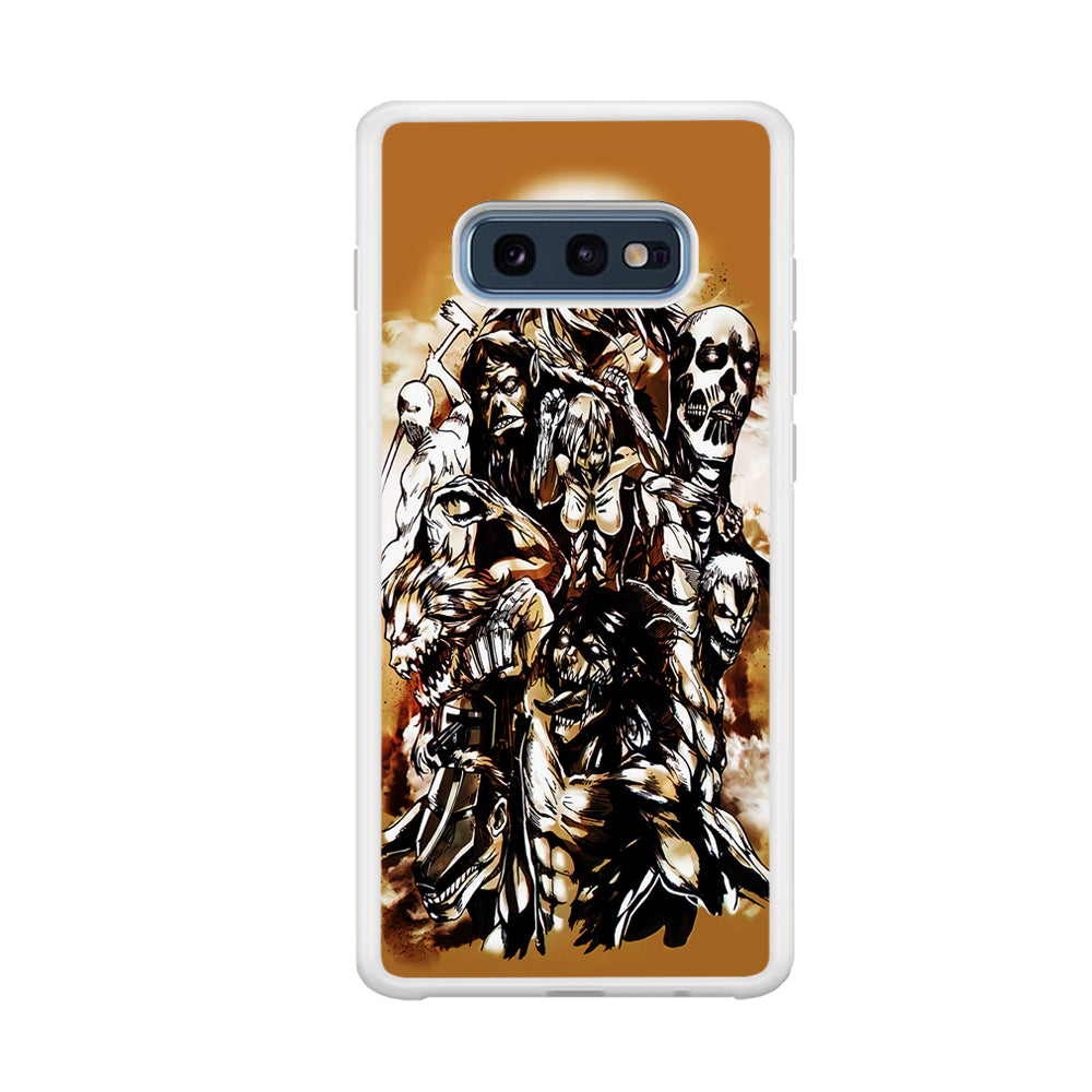 The Nine Titan Shingeki No Kyojin Samsung Galaxy S10E Case