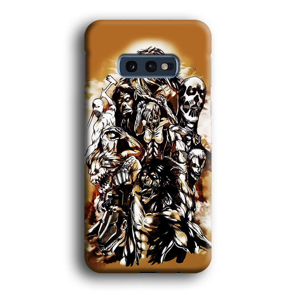 The Nine Titan Shingeki No Kyojin Samsung Galaxy S10E Case