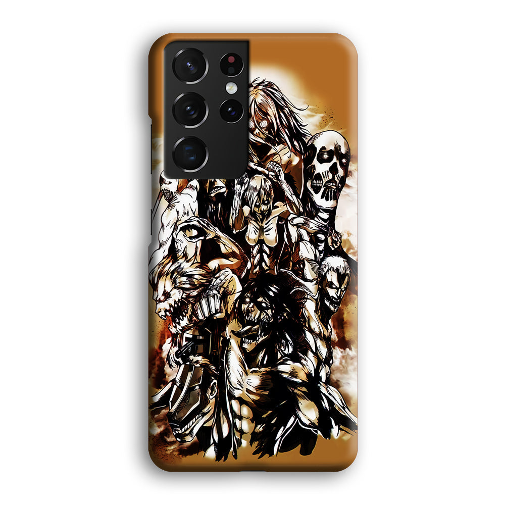 The Nine Titan Shingeki No Kyojin Samsung Galaxy S22 Ultra Case