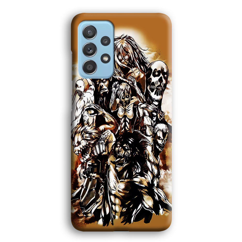 The Nine Titan Shingeki No Kyojin Samsung Galaxy A52 Case