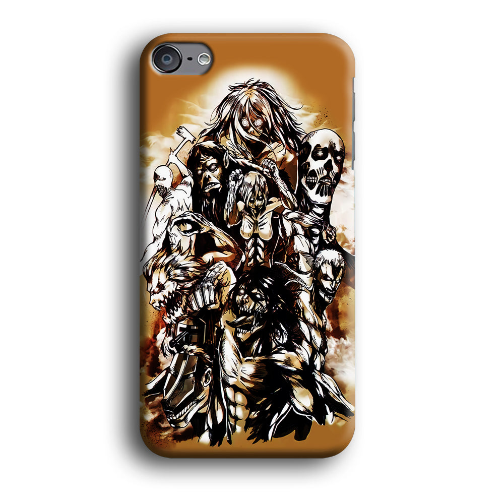 The Nine Titan Shingeki No Kyojin iPod Touch 6 Case