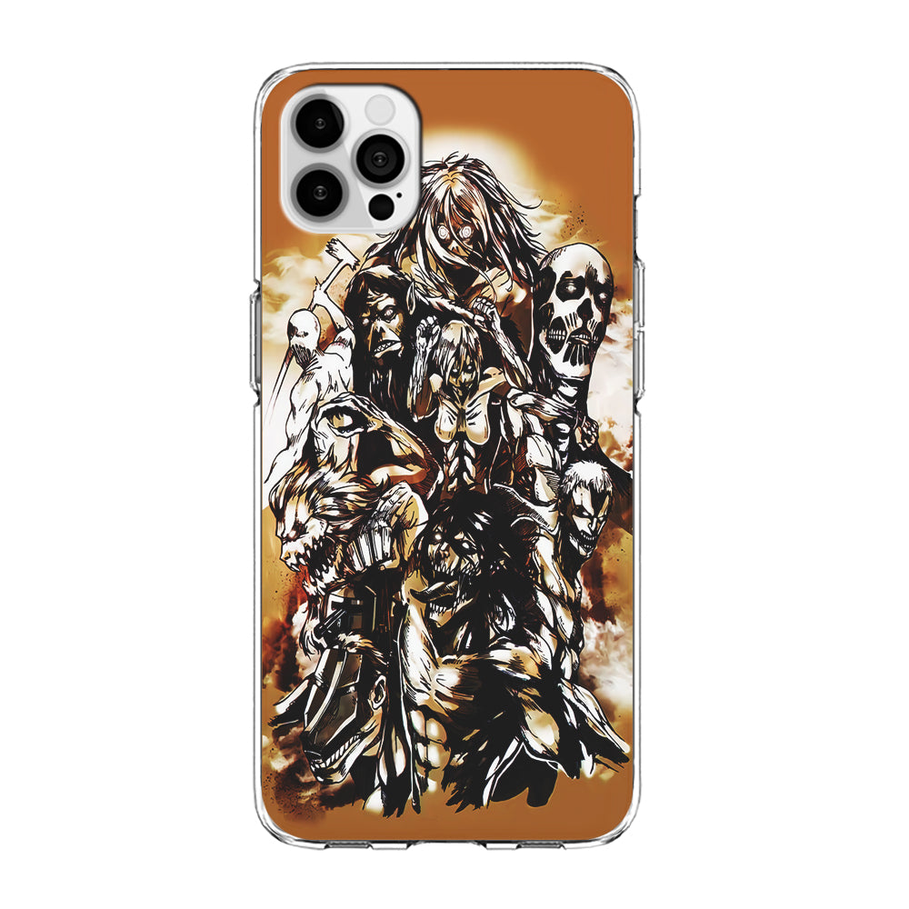 The Nine Titan Shingeki No Kyojin iPhone 13 Pro Max Case