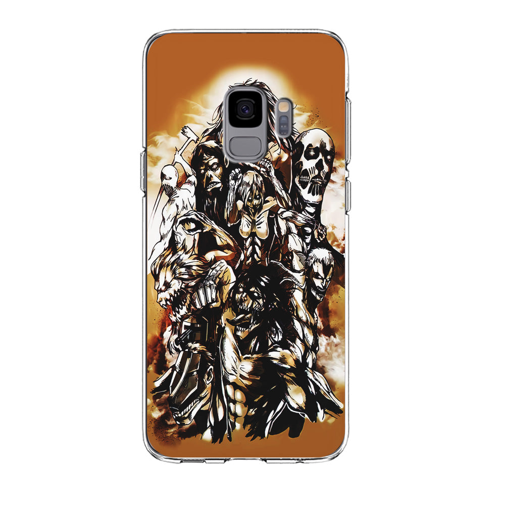 The Nine Titan Shingeki No Kyojin Samsung Galaxy S9 Case