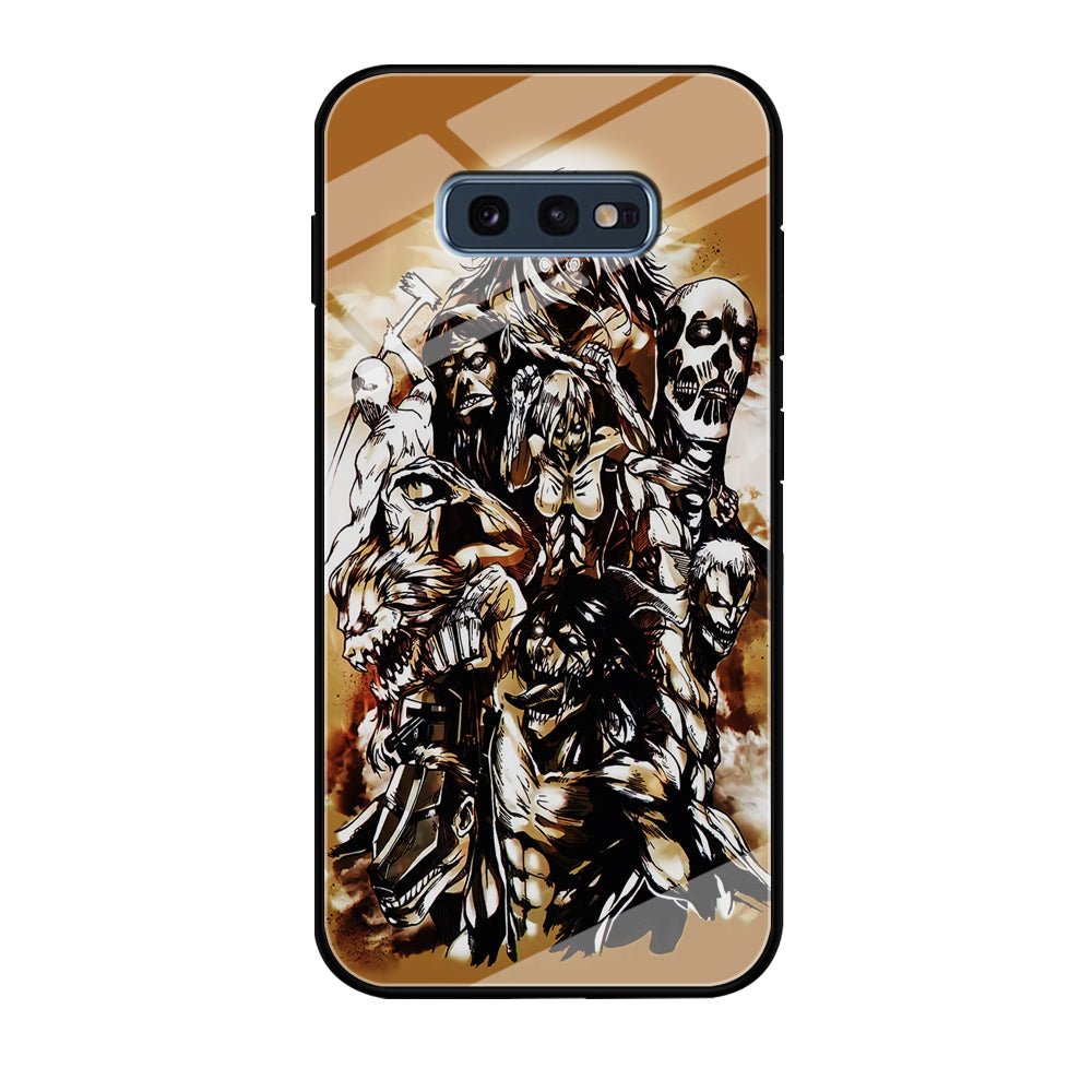 The Nine Titan Shingeki No Kyojin Samsung Galaxy S10E Case