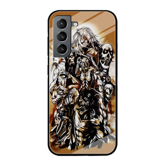 The Nine Titan Shingeki No Kyojin Samsung Galaxy S24 Plus Case-Phone Case-Tempered Glass Case-Altracase