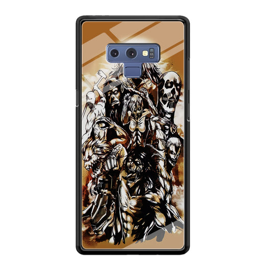 The Nine Titan Shingeki No Kyojin Samsung Galaxy Note 9 Case