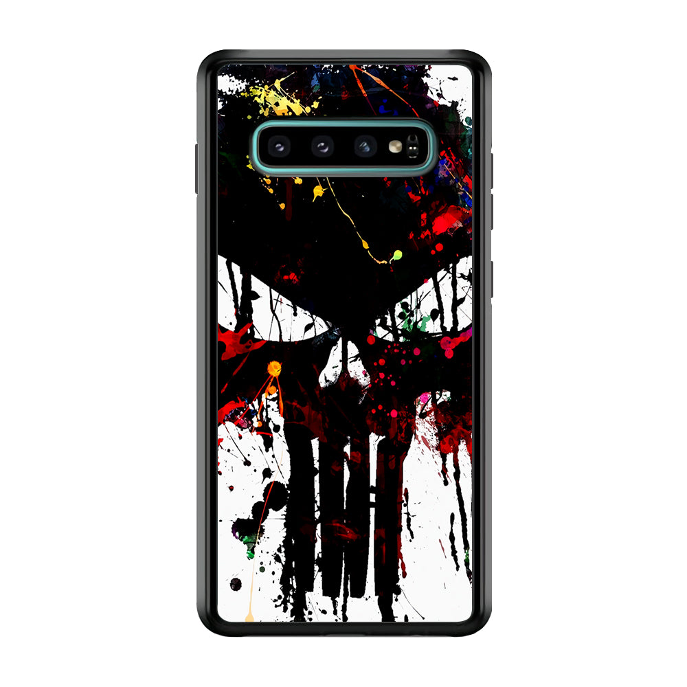 The Punisher Abstract Painting Samsung Galaxy S10 Case