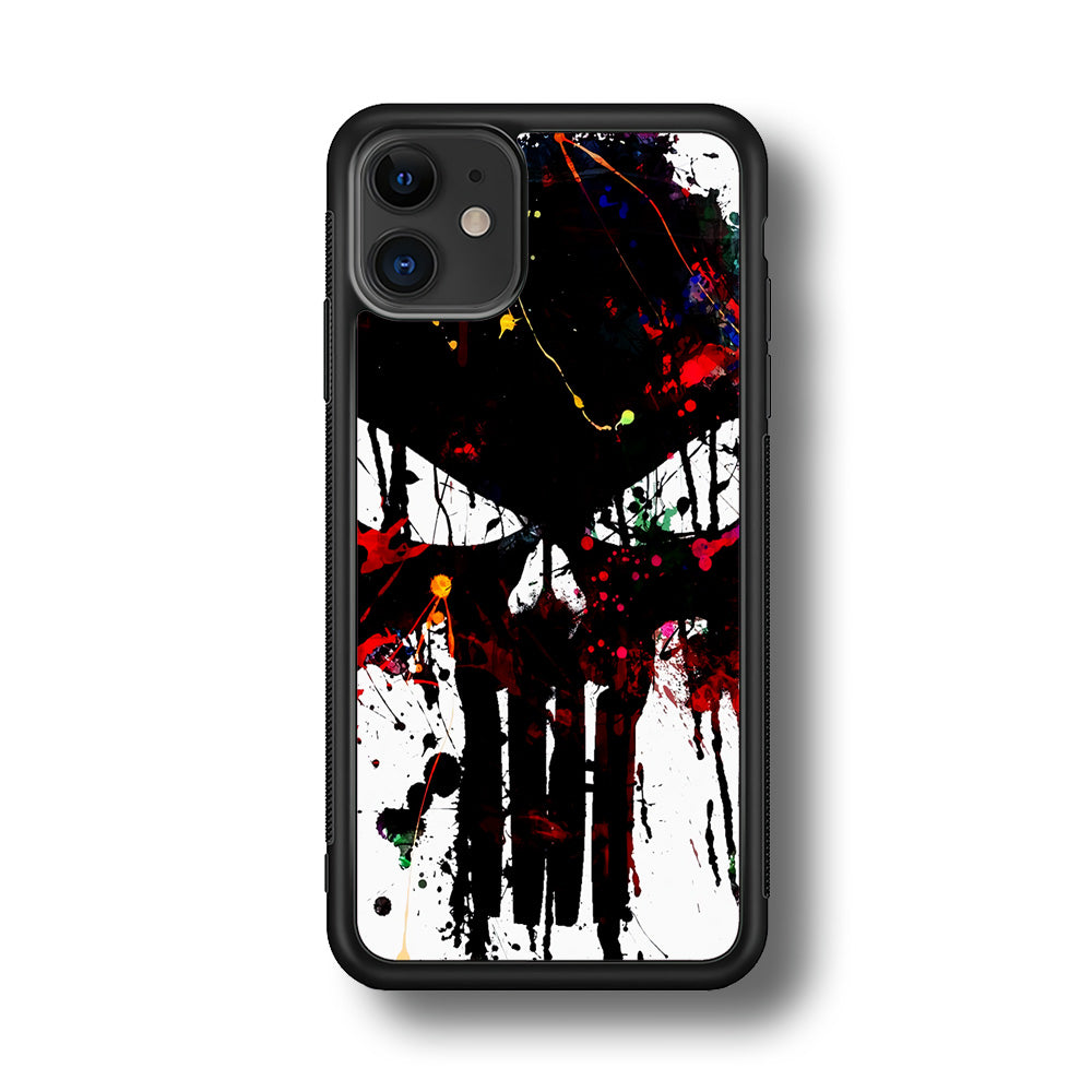 The Punisher Abstract Painting iPhone 11 Case
