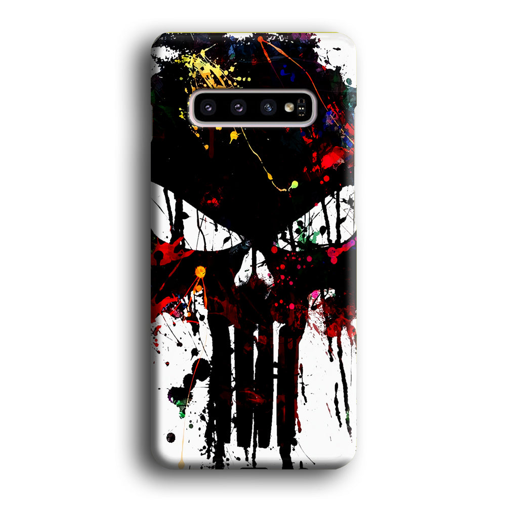 The Punisher Abstract Painting Samsung Galaxy S10 Case
