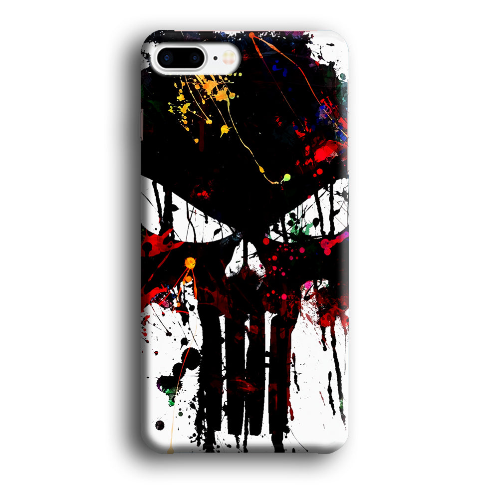 The Punisher Abstract Painting iPhone 8 Plus Case