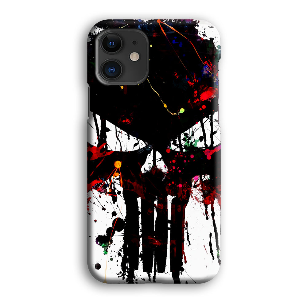 The Punisher Abstract Painting iPhone 12 Case