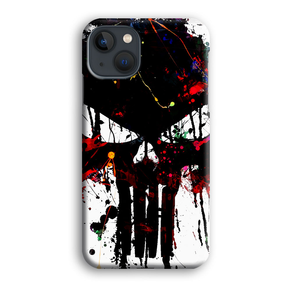 The Punisher Abstract Painting iPhone 14 Case