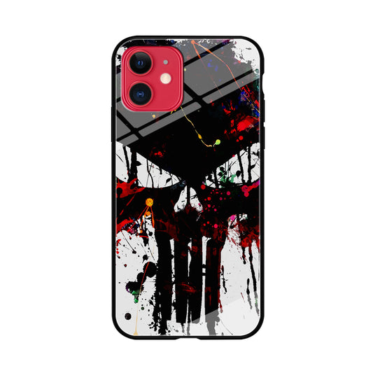 The Punisher Abstract Painting iPhone 11 Case