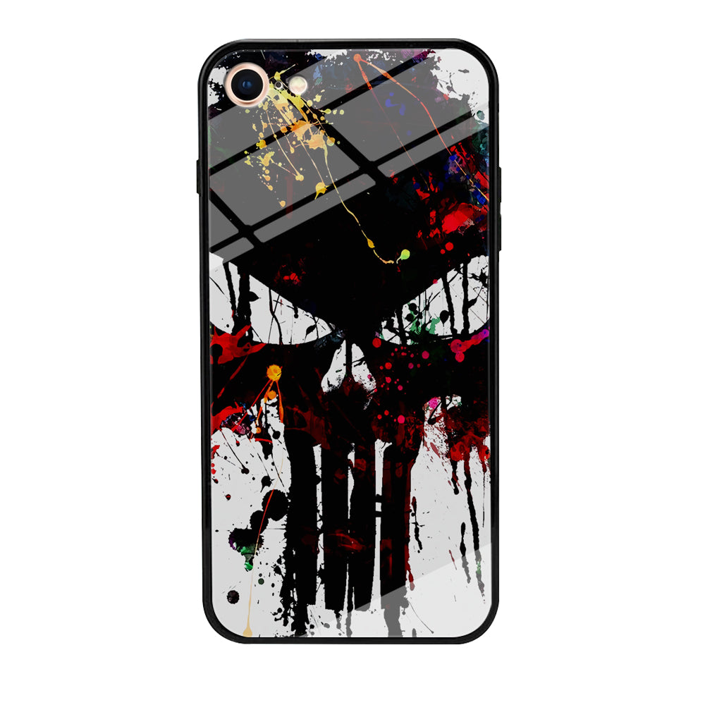 The Punisher Abstract Painting iPhone 8 Case
