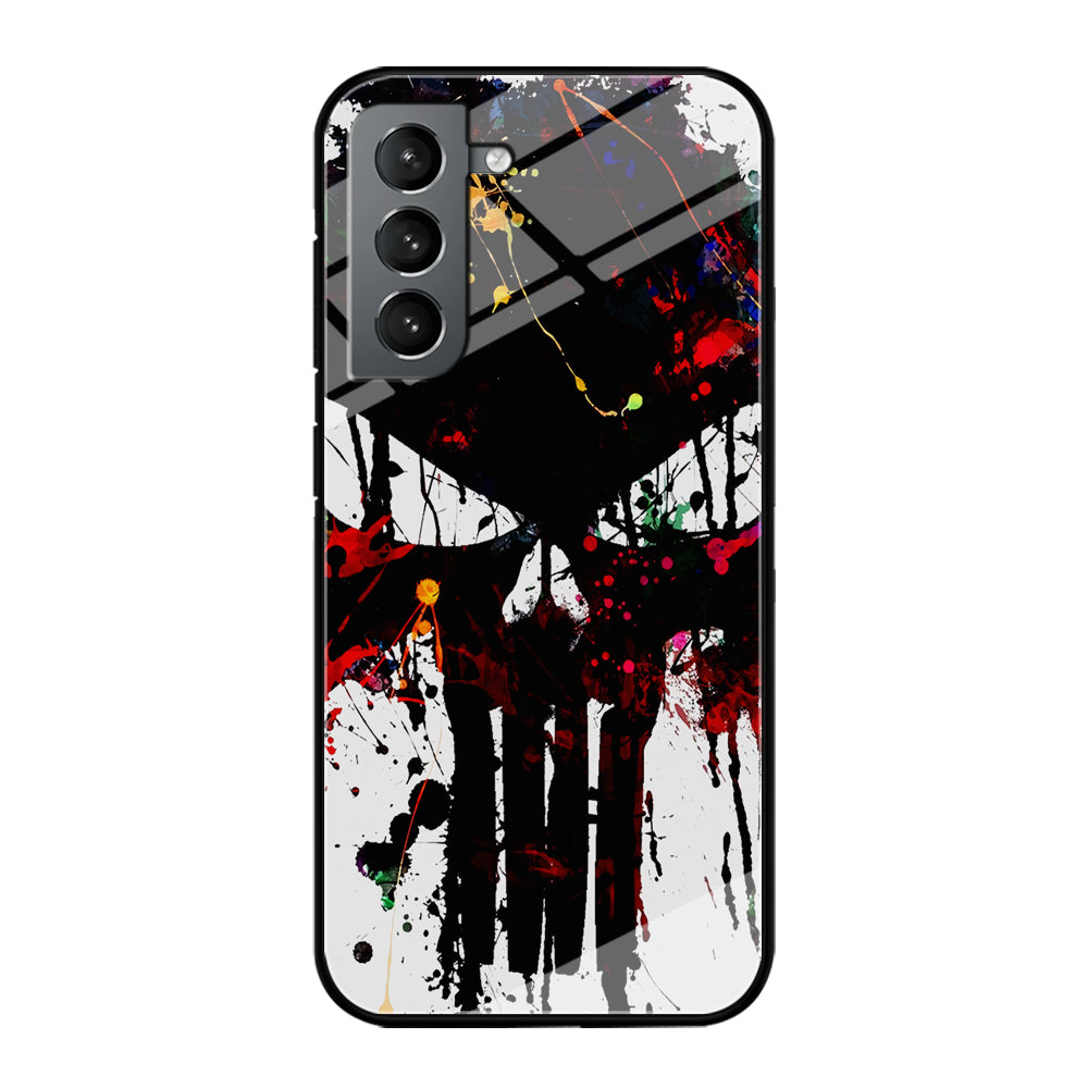 The Punisher Abstract Painting Samsung Galaxy S24 Plus Case-Phone Case-Tempered Glass Case-Altracase