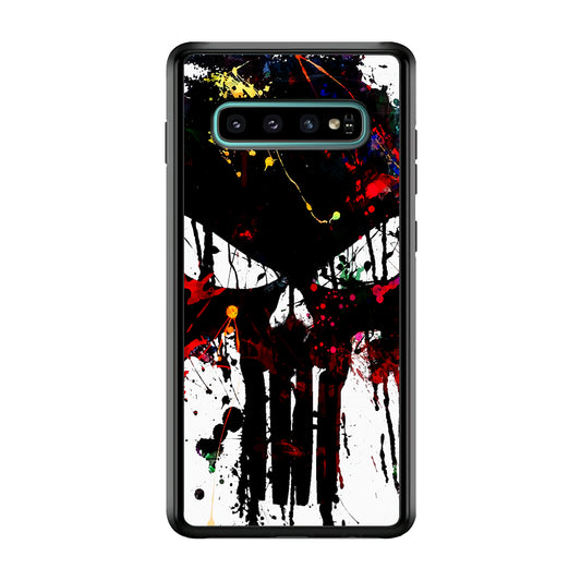 The Punisher Abstract Painting Samsung Galaxy S10 Plus Case