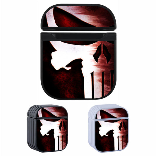 The Punisher Logo Blood Hard Plastic Case Cover For Apple Airpods