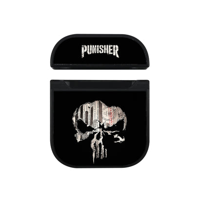 The Punisher Logo Skull Hard Plastic Case Cover For Apple Airpods