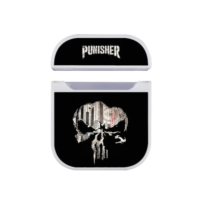 The Punisher Logo Skull Hard Plastic Case Cover For Apple Airpods