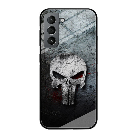 The Punisher Logo Samsung Galaxy S24 Plus Case-Phone Case-Tempered Glass Case-Altracase