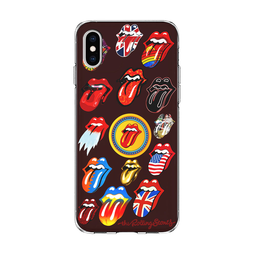 The Rolling Stones Art iPhone Xs Case