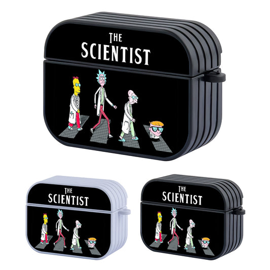 The Scientist Cartoon Walking Hard Plastic Case Cover For Apple Airpods Pro