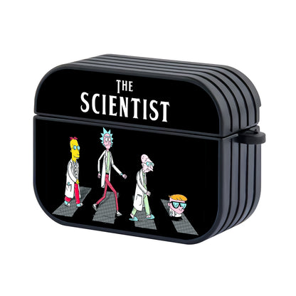 The Scientist Cartoon Walking Hard Plastic Case Cover For Apple Airpods Pro