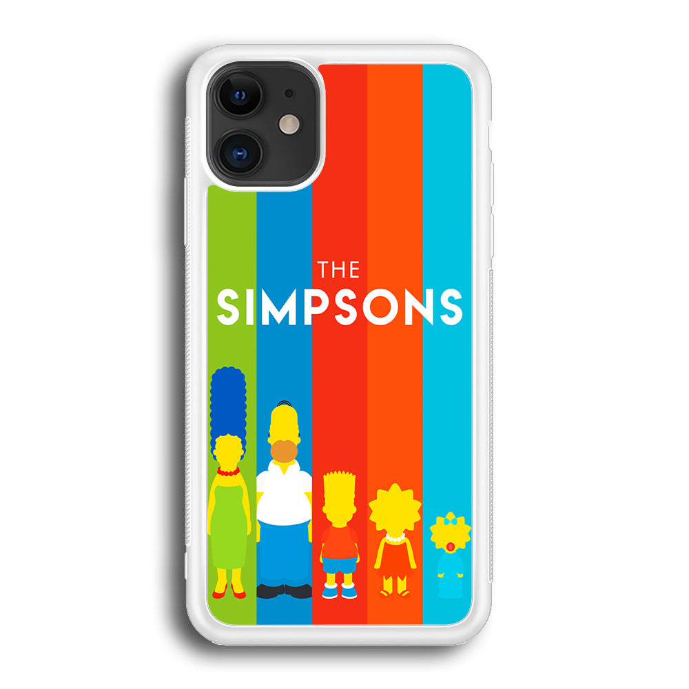 The Simpson Family Colorful iPhone 12 Case