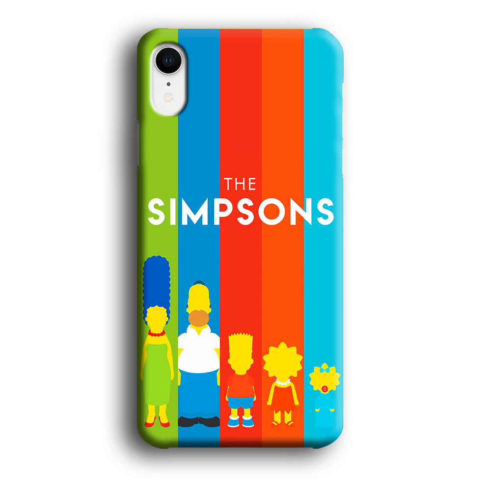The Simpson Family Colorful iPhone XR Case