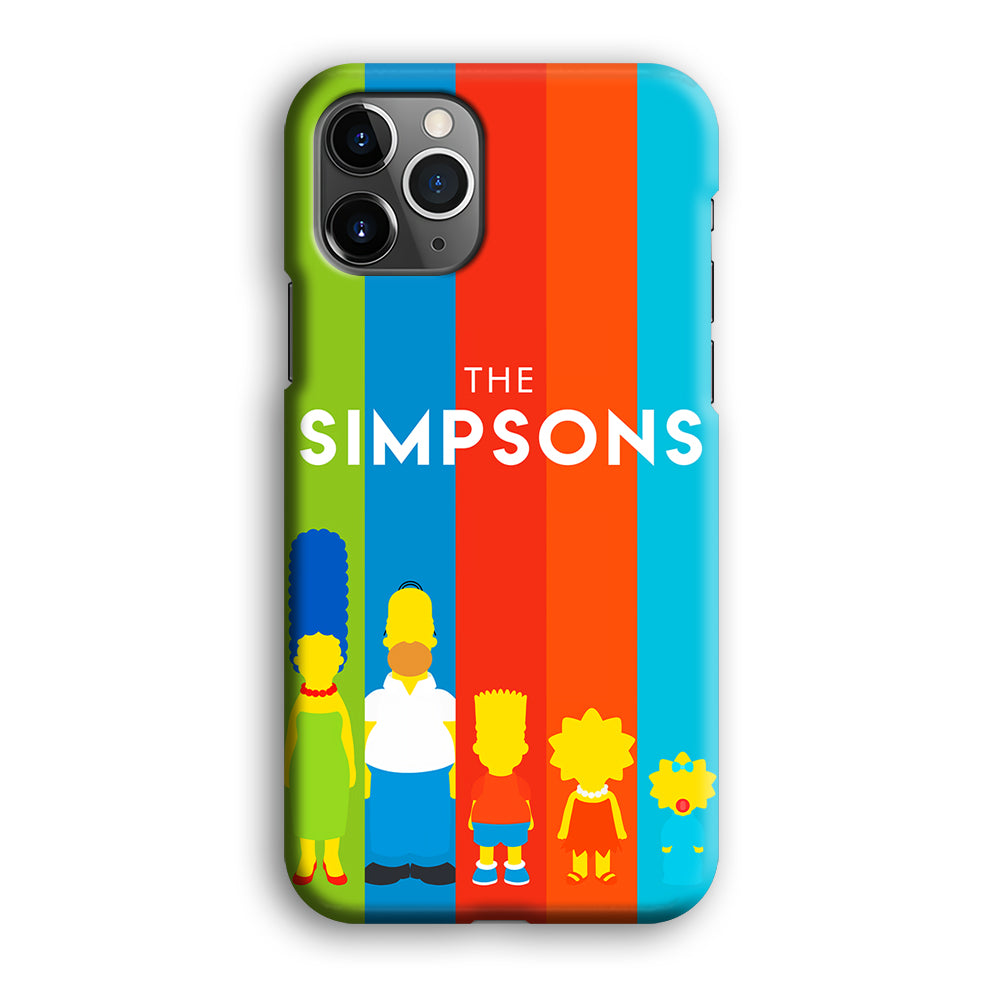 The Simpson Family Colorful iPhone 12 Pro Case