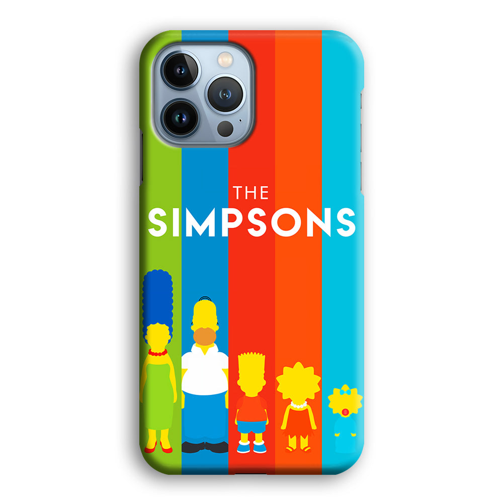 The Simpson Family Colorful iPhone 14 Pro Max Case