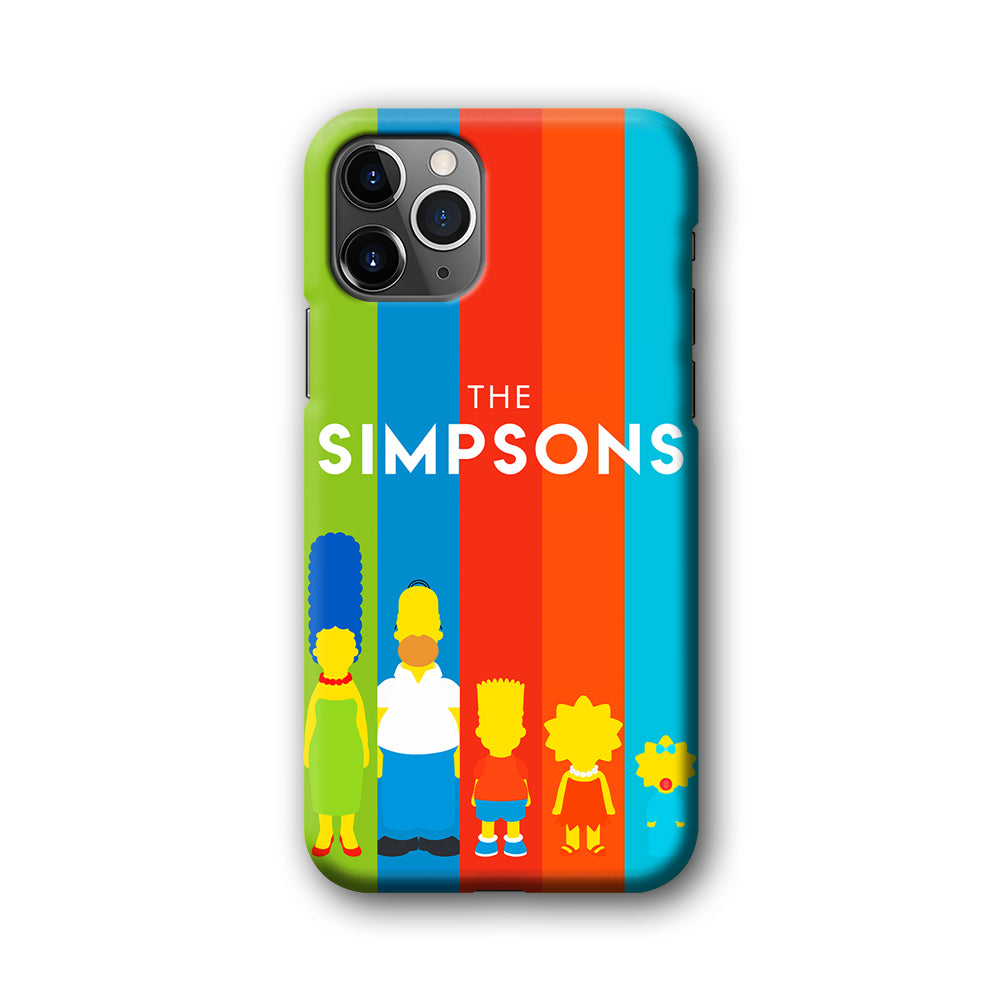 The Simpson Family Colorful iPhone 11 Pro Case